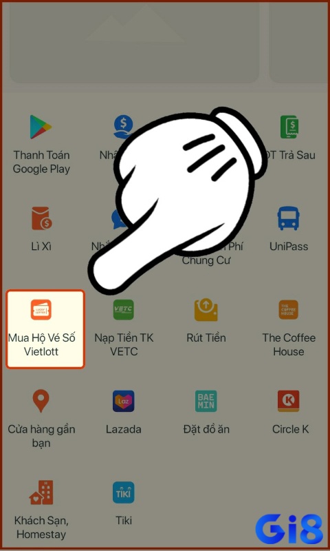Ký hiệu mua xổ số vietlott zalo pay