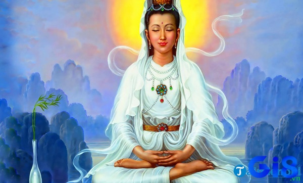 Hình ảnh một người đang quỳ cầu nguyện trước Phật bà Quan Âm, thể hiện sự tìm kiếm niềm tin và sự trợ giúp trong cuộc sống